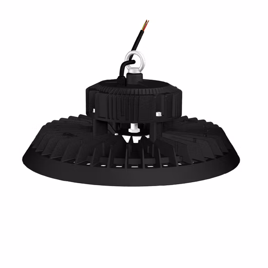 210lm/W Dim Store Gym Sport Court Factory Workshop Sensor Industrial LED Lighting Low Bay Lamp 300W 250W 100W 150W 200W UFO LED High Bay Light for Warehouse