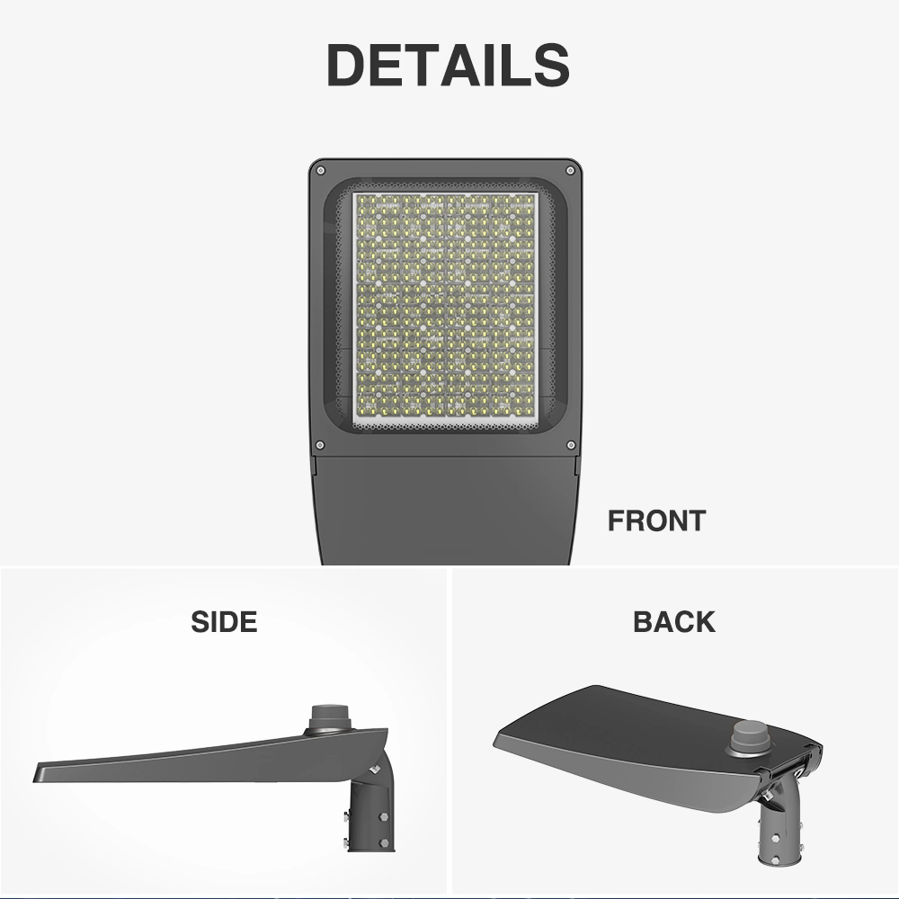 Best Selling Rechargeable 600W Shoebox Sya120 Electric Sense Monitor Ruokid Battery Round 220V LED Street Light